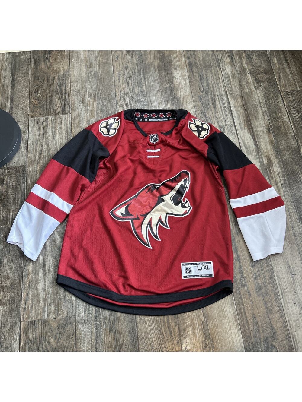 Rare NHL Youth L/XL Arizona Coyotes Fox Hockey Jersey
